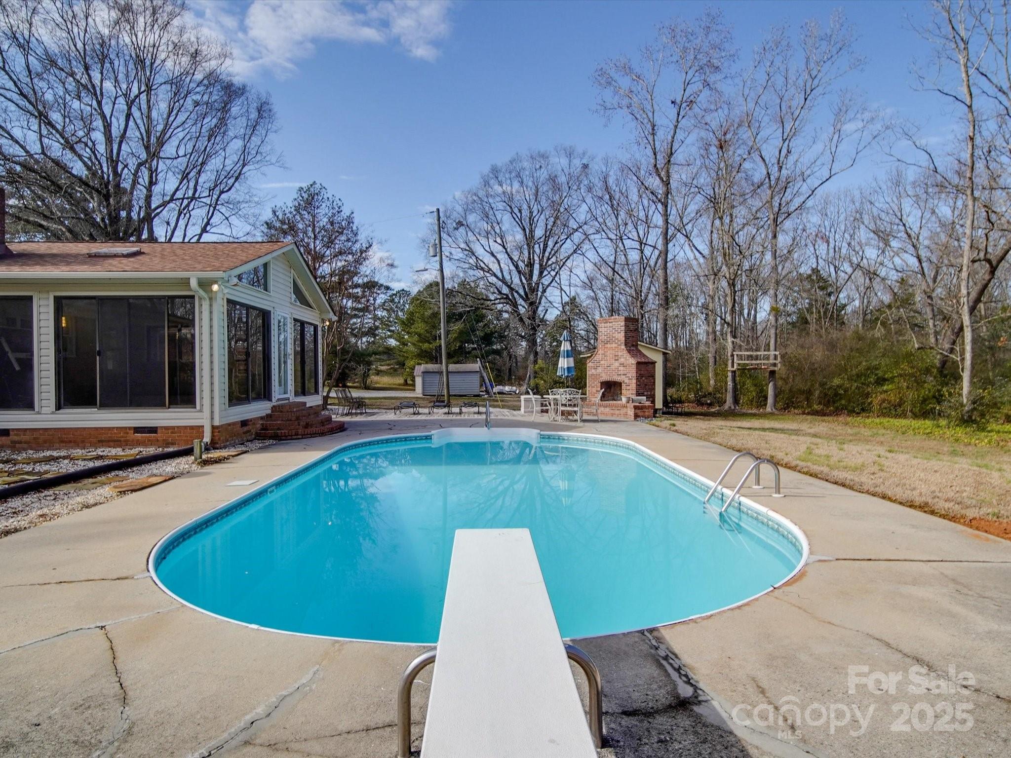 1515 Hasty Road Marshville, NC 28103 - Photo 11 of 40 a view of outdoor space yard swimming pool and patio