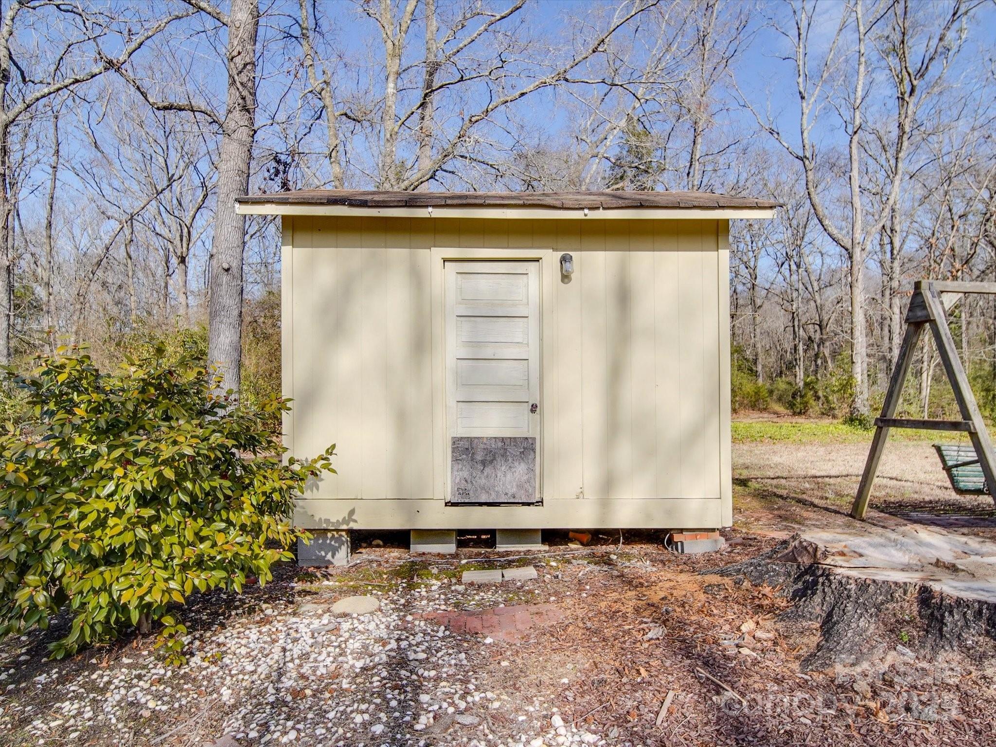 1515 Hasty Road Marshville, NC 28103 - Photo 16 of 40 a view of a door in the backyard