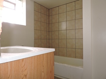 912 Madison Street Maywood, IL 60153 - Photo 16 of 23 a bathroom with a shower and a sink