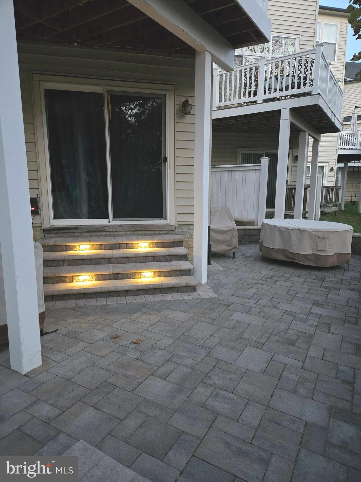 9847 Garden Ranges Laurel, MD 20723 - Photo 36 of 46 Lighted stairs to back patio
