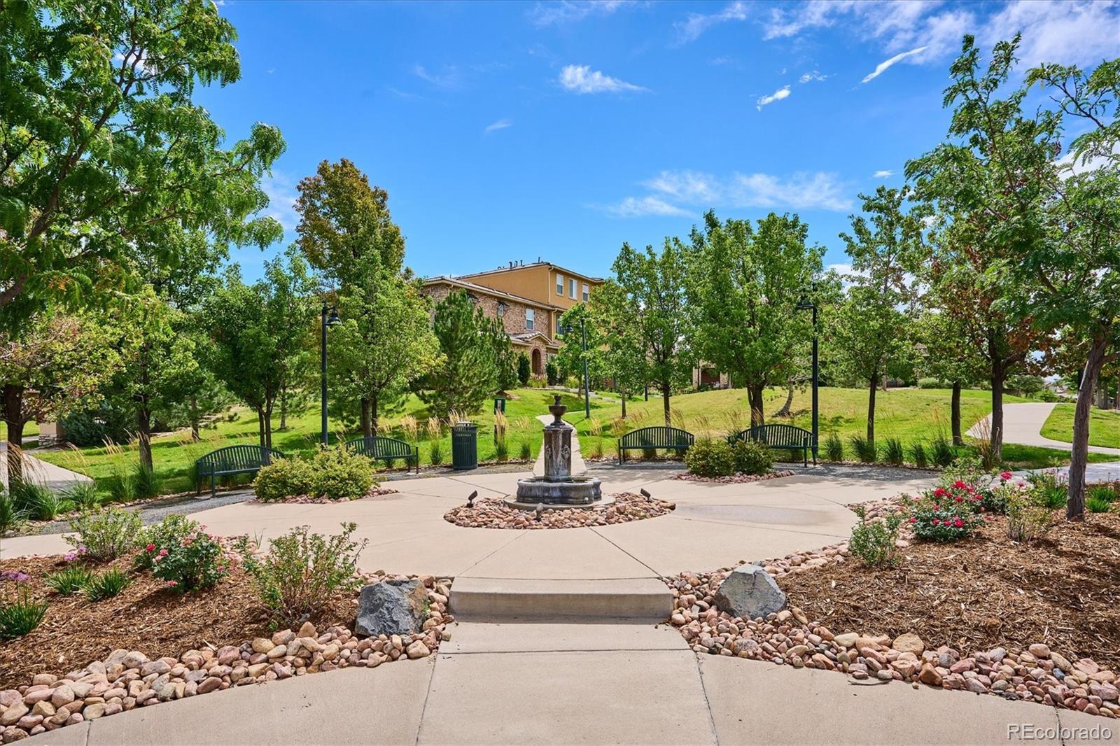 3350 Cascina Circle, Unit D Highlands Ranch, CO 80126 - Photo 34 of 40 a park view with large trees