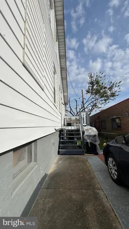 a view of car parked in parking lot