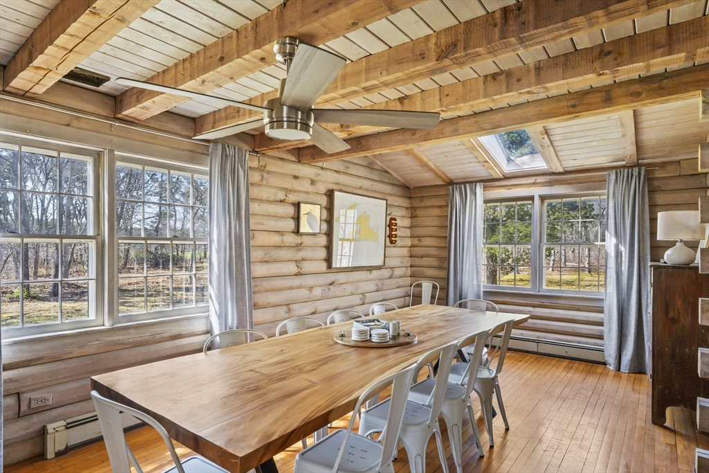 7 Pip'n Road Edgartown, MA 02539 - Photo 5 of 41 a view of a dining room with furniture window and wooden floor