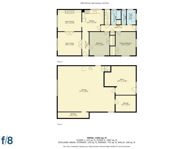 $5,500 | 2356 33rd Avenue, San Francisco, CA 94116