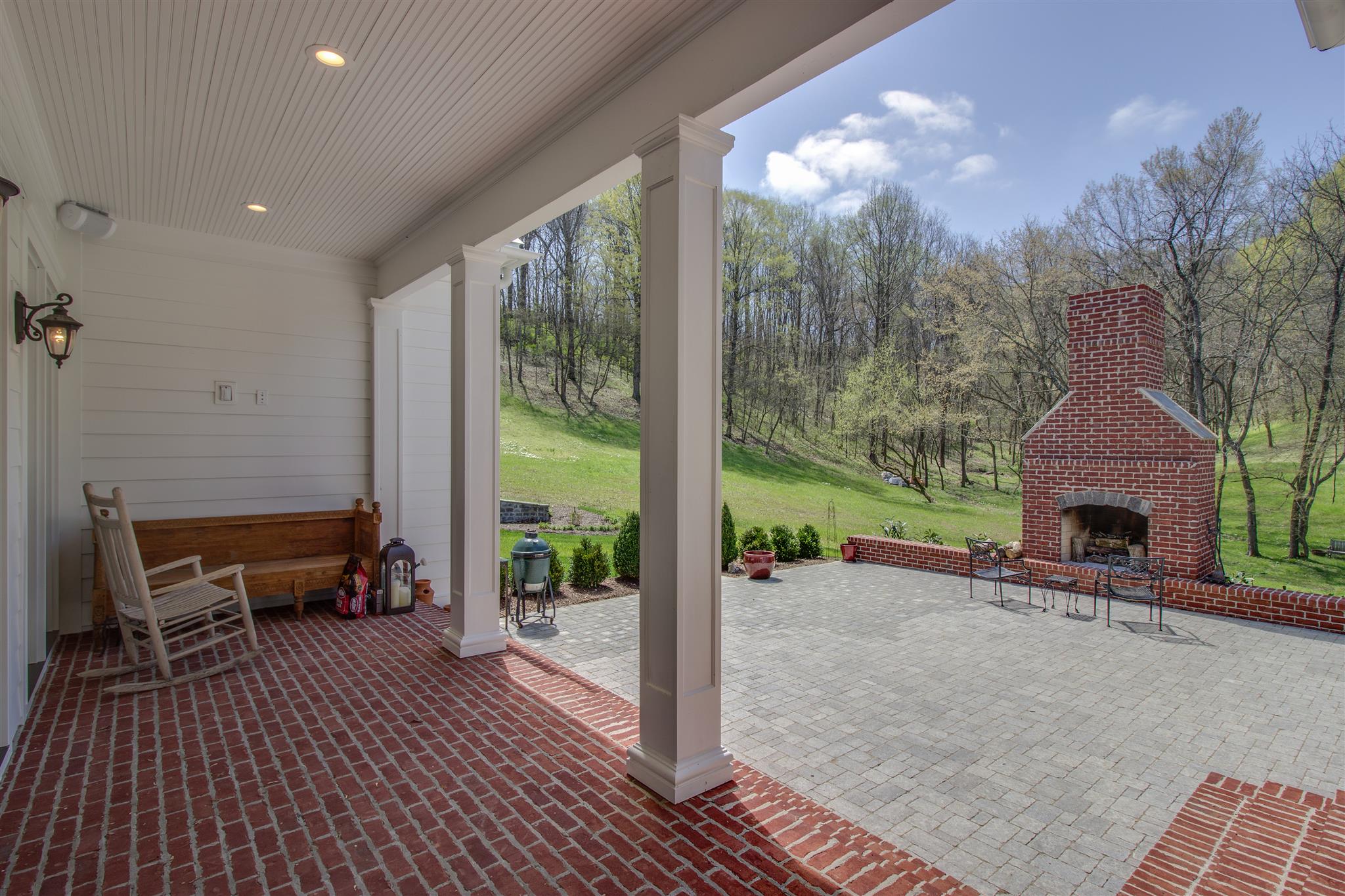 3533 Bailey Road Franklin, TN 37064 - Photo 25 of 29 a view of a porch with chairs and backyard