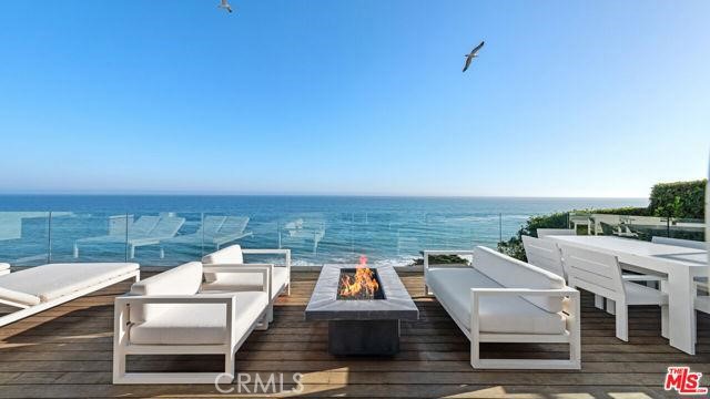 31654 Broad Beach Road Malibu, CA 90265 - Photo 50 of 75 a view of a terrace with seating area