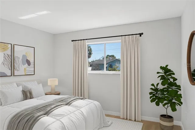 a view of small space in a room