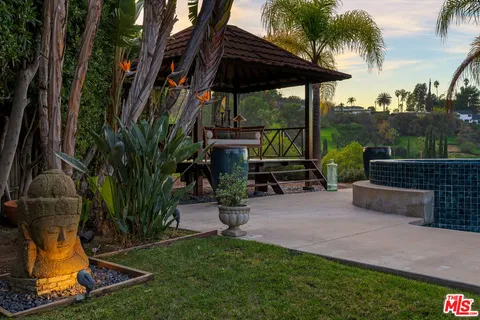 a view of outdoor space with seating