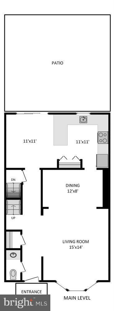 8060 Powderbrook Lane Springfield, VA 22153 - Photo 28 of 30 Main level floorplan