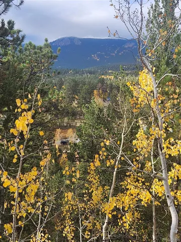 a view of an outdoor space and a yard