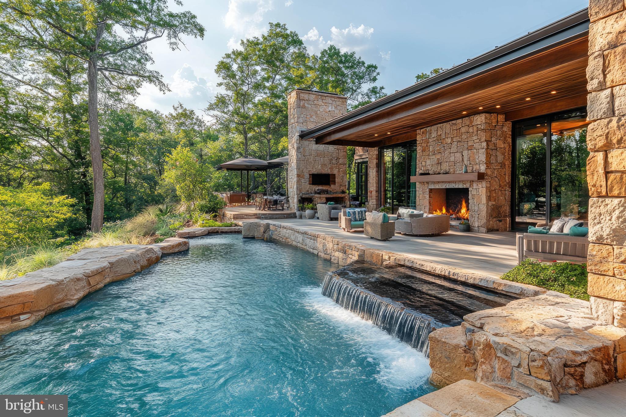 1 Norfolk Court Reisterstown, MD 21136 - Photo 1 of 16 a view of a patio with couches chairs and a table and chairs with wooden floor