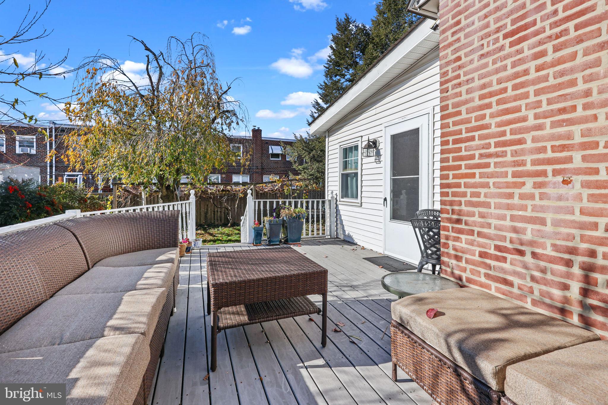 4424 Aberdale Road Philadelphia, PA 19136 - Photo 6 of 30 Deck with entrance to Main floor Bedroom