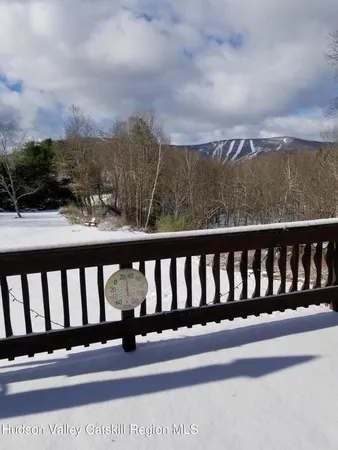 a view of city from a balcony