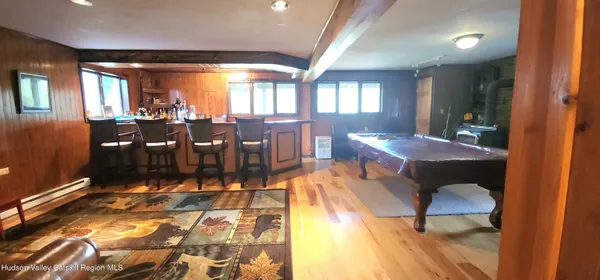 a very nice looking room with a large window