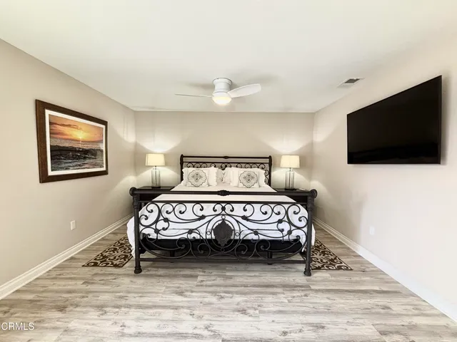 a view of a porch with a door