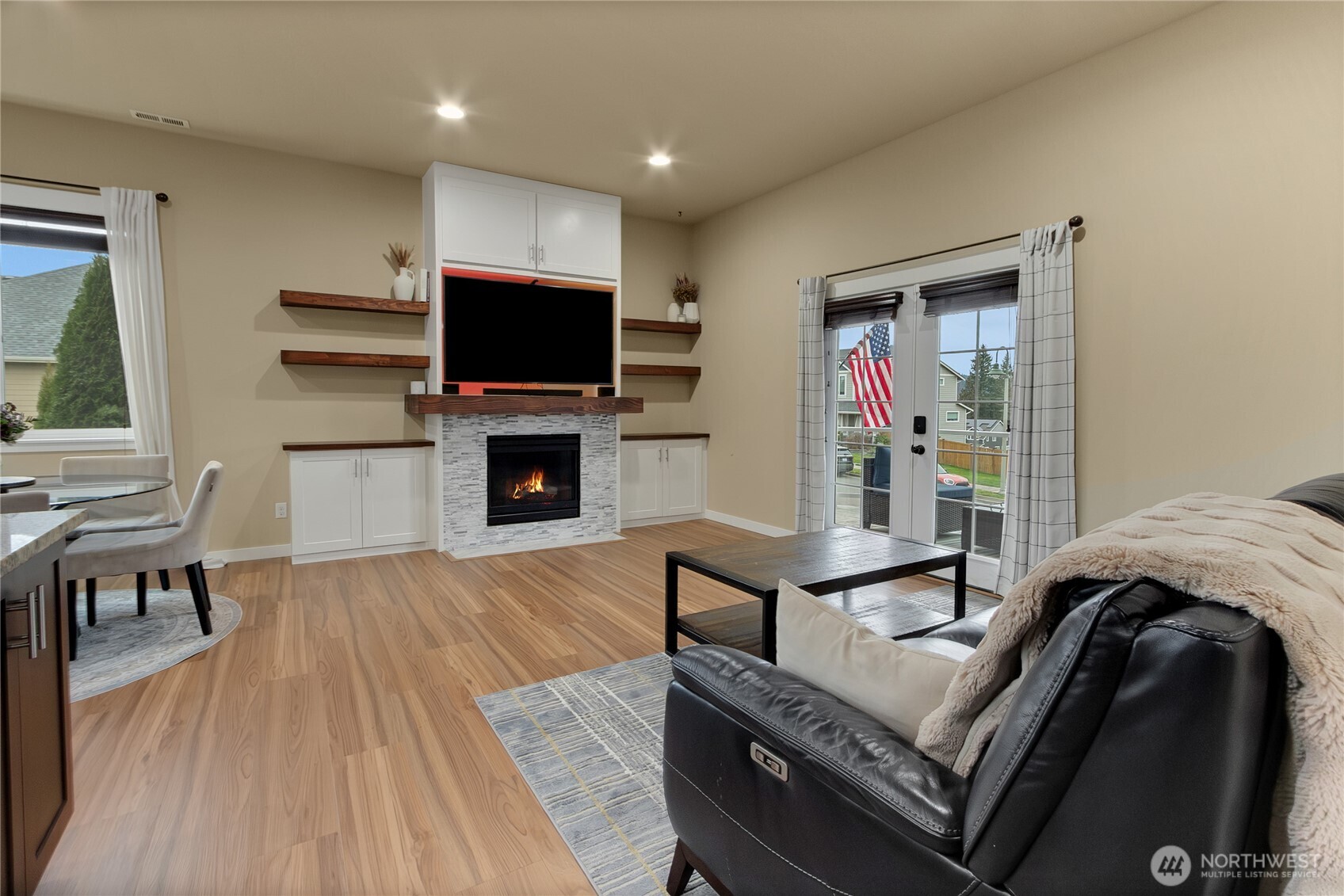 889 Lund Street Buckley, WA 98321 - Photo 6 of 27 a living room with furniture and a flat screen tv