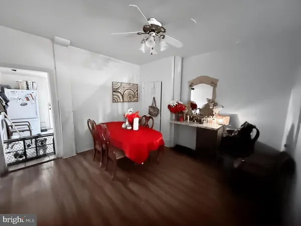 a bed room with furniture and a chandelier