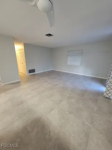 a view of empty room