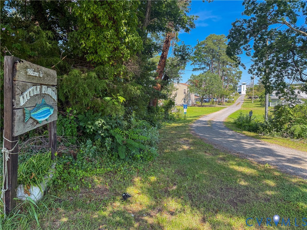 1280 Little Florida Road Farnham, VA 22460 - Photo 26 of 41 Gravel driveway ascending through a landscaped env