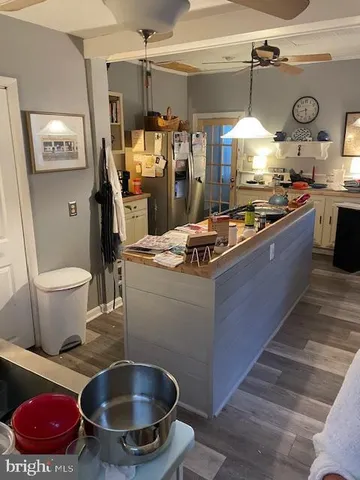 a bedroom with bed and a lamp