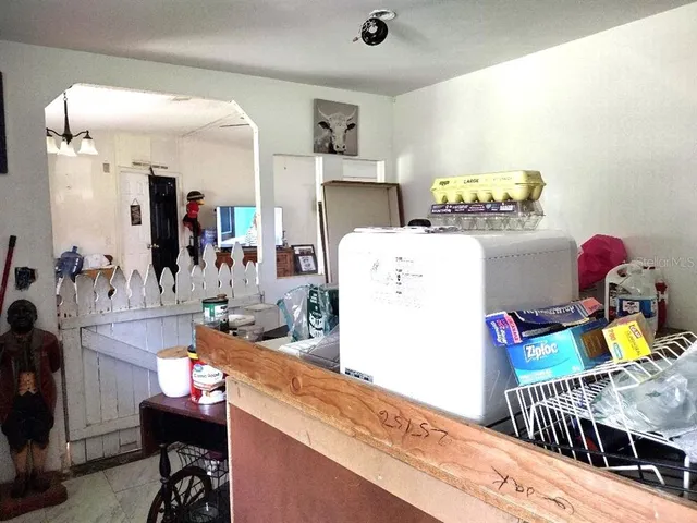 a room with furniture and toys