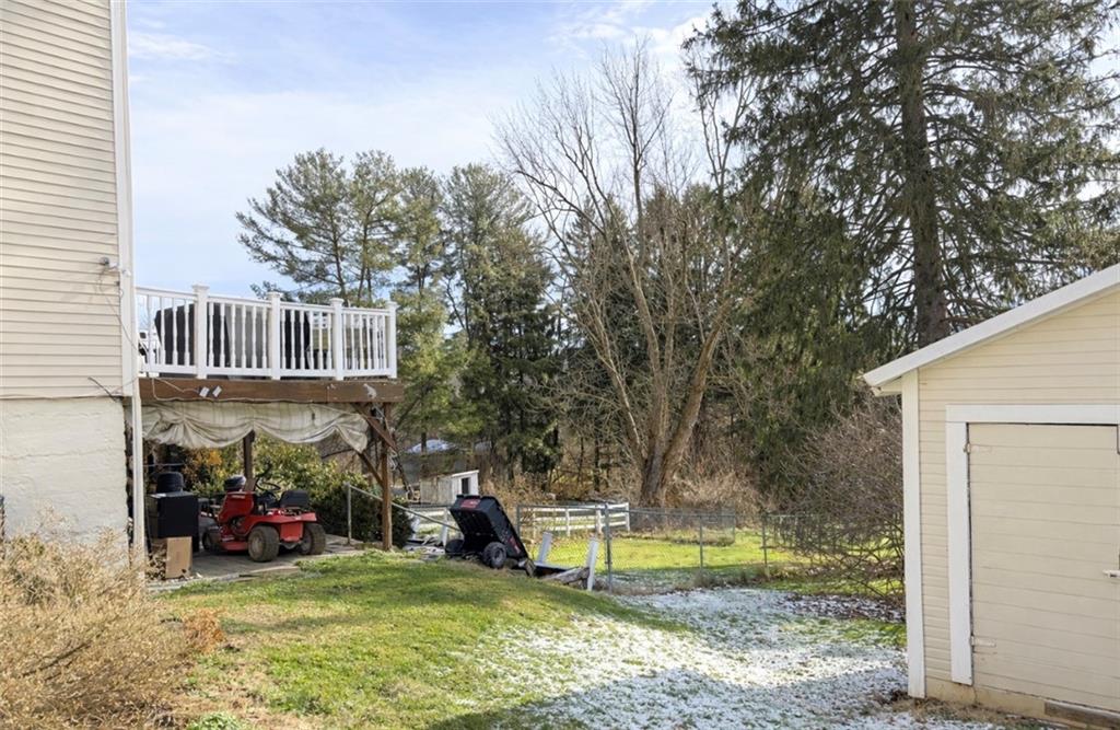 329 New Castle Street Slippery Rock, PA 16057 - Photo 21 of 27 a view of a house with backyard and porch