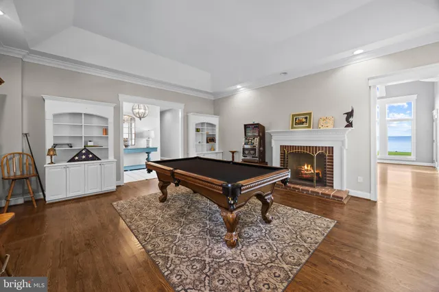 a view of an outdoor space with furniture and garden