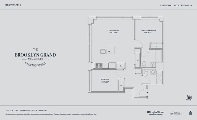 $5,894 | 774 Grand Street, Unit 3A | Williamsburg