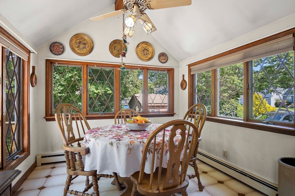 4 Merrow Lane Stoneham, MA 02180 - Photo 6 of 33 a view of a dining room with furniture window and outside view