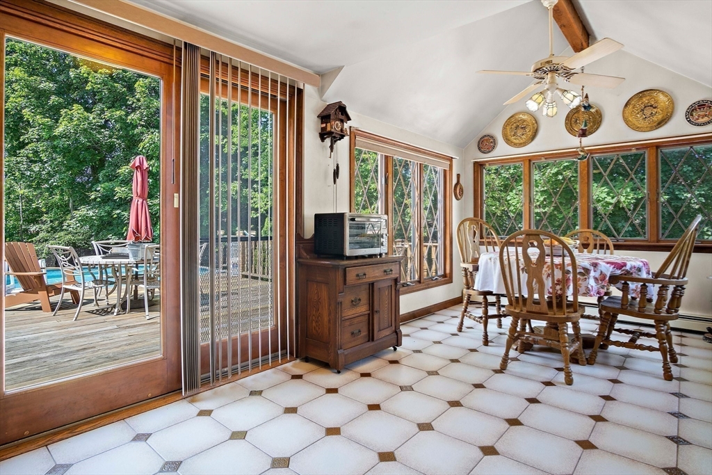 4 Merrow Lane Stoneham, MA 02180 - Photo 7 of 33 a view of a dining room with furniture window and outside view