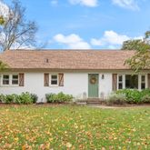 a front view of house with yard