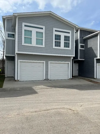 a house that has a window in front of it
