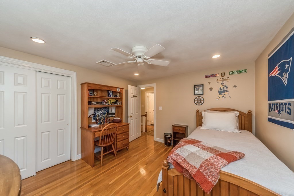 110 Parker Road Needham, MA 02494 - Photo 20 of 33 a bedroom with a bed and a view of bedroom