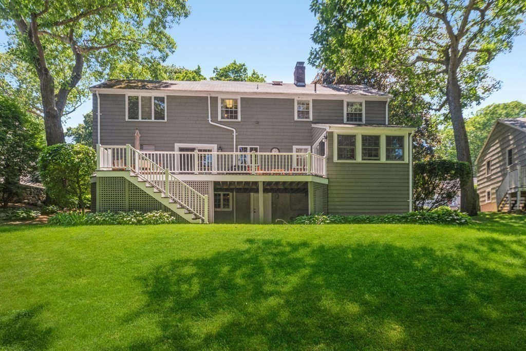 110 Parker Road Needham, MA 02494 - Photo 32 of 33 a front view of a house with a yard