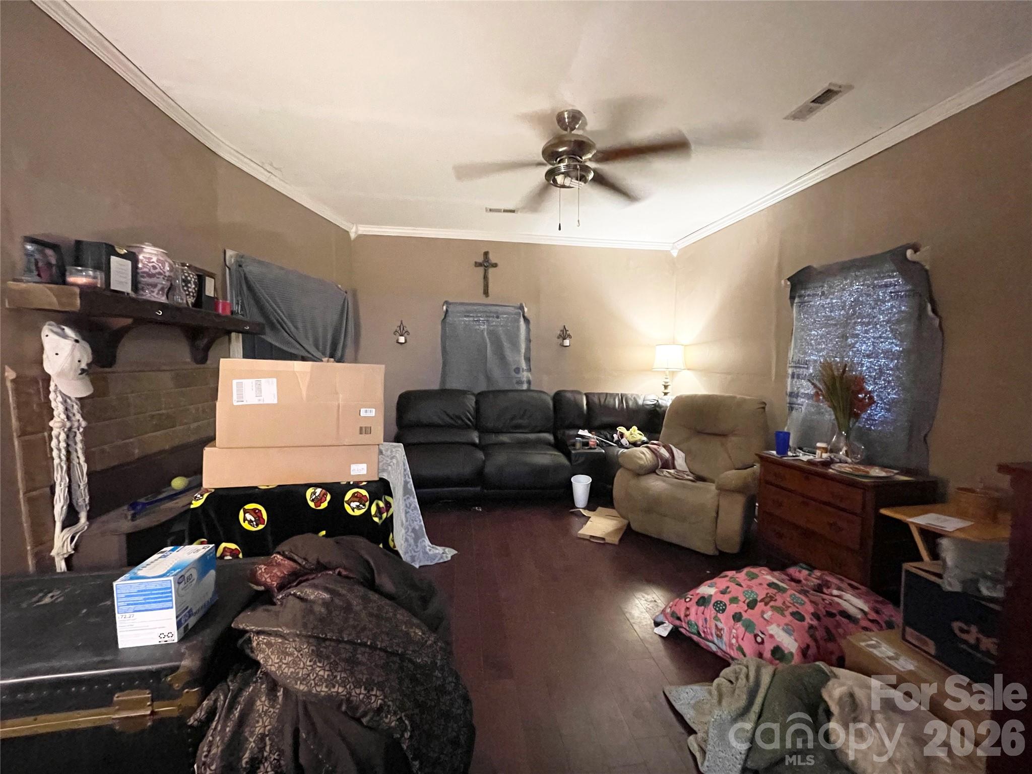 2831 Bettis Road Grover, NC 28073 - Photo 9 of 34 a living room with furniture and wooden floor