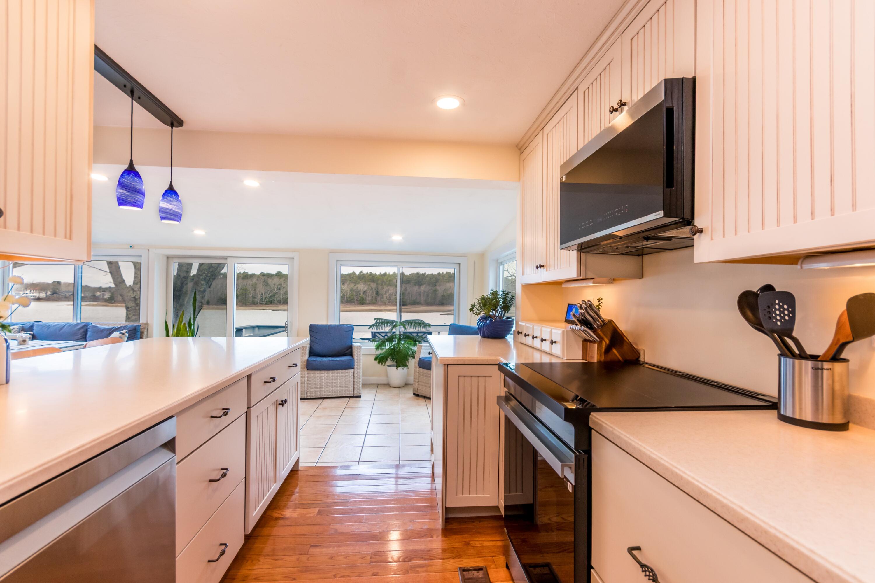 10 Sunset Avenue Onset, MA 02558 - Photo 10 of 41 Kitchen opens to dining area with views