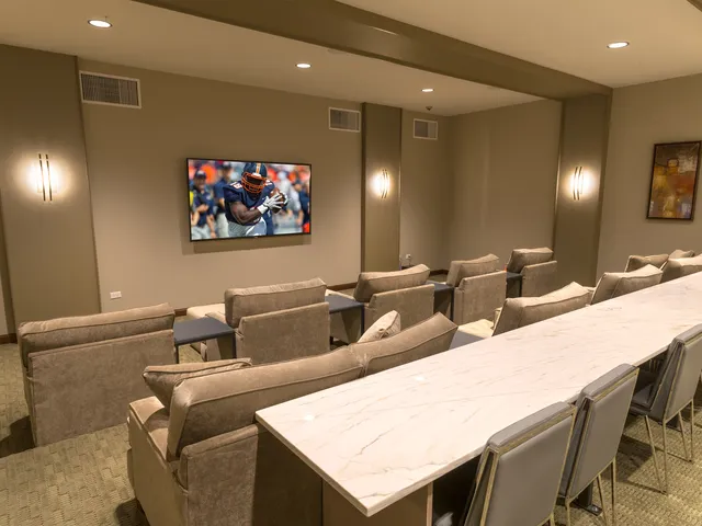 a room with gym equipment