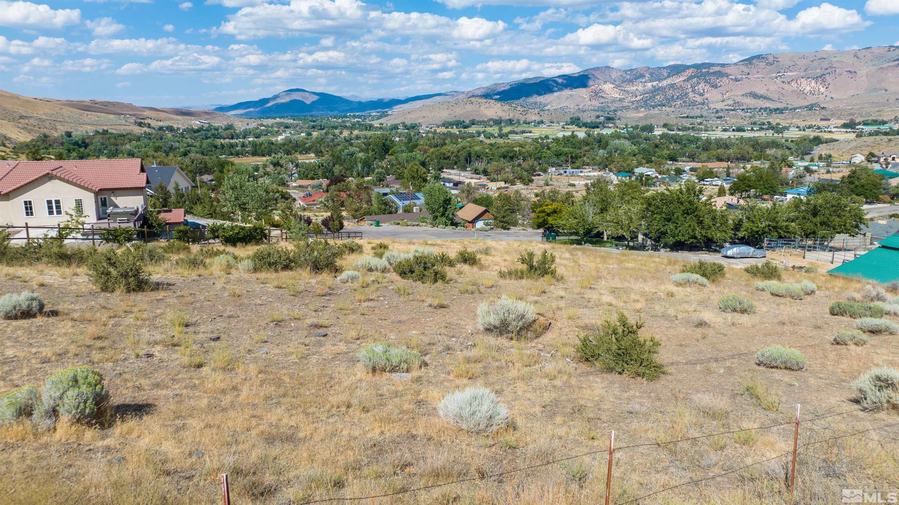 110 Del Mesa Circle Reno, NV 89521 - Photo 29 of 33 a view of a town with mountains in the background