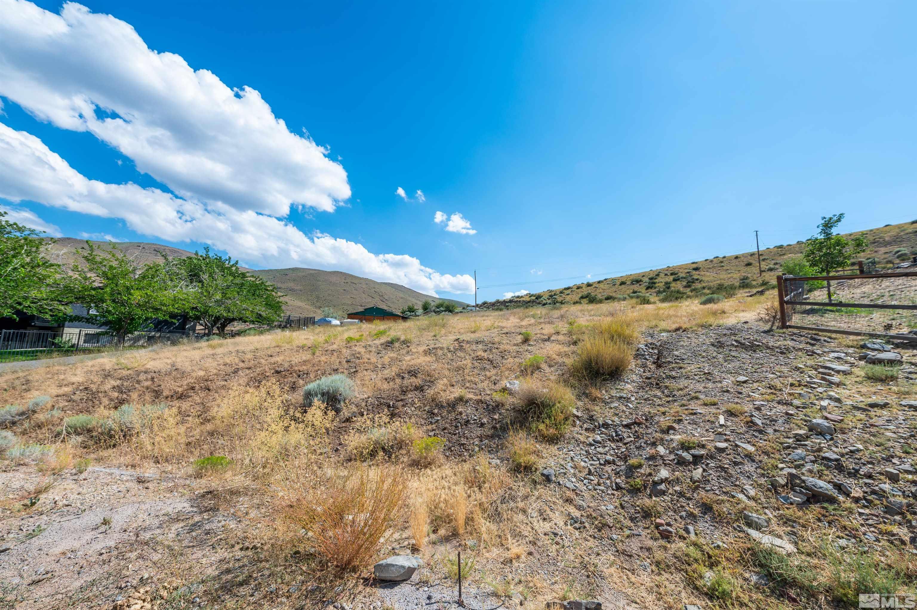 110 Del Mesa Circle Reno, NV 89521 - Photo 4 of 33 a view of a dry yard with wooden fence