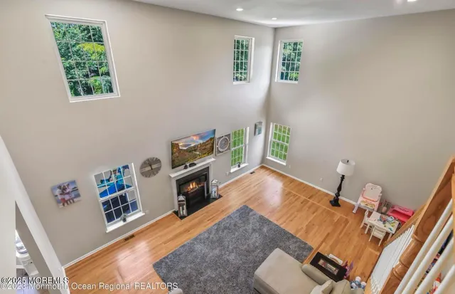 a room with furniture