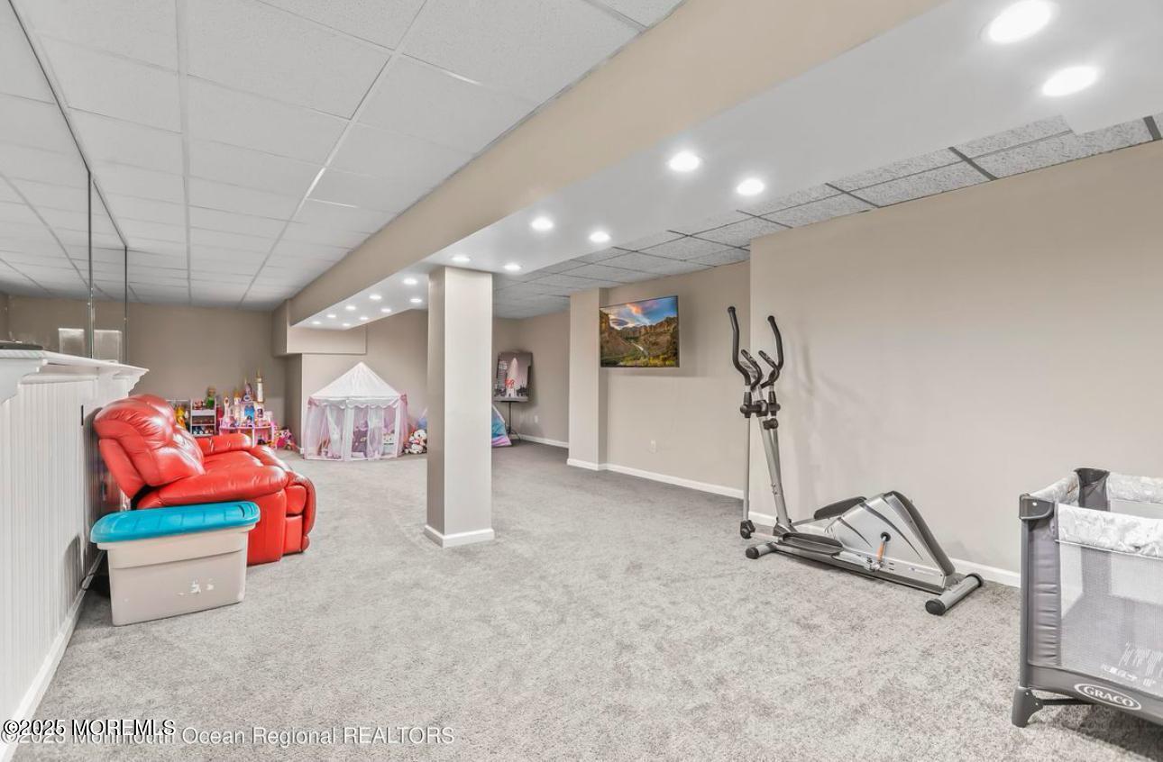 7 Round Hill Road Jackson, NJ 08527 - Photo 31 of 55 a view of a room with gym equipment