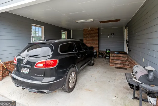 a front view of a house with swimming pool