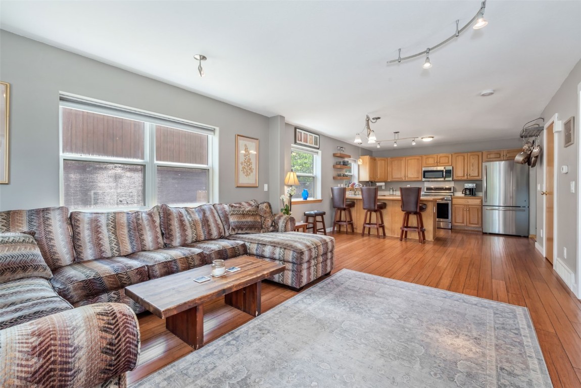 2981 Abbey Road Steamboat Springs, CO 80487 - Photo 4 of 27 a living room with furniture and a large window