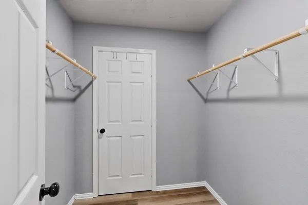a view of front door