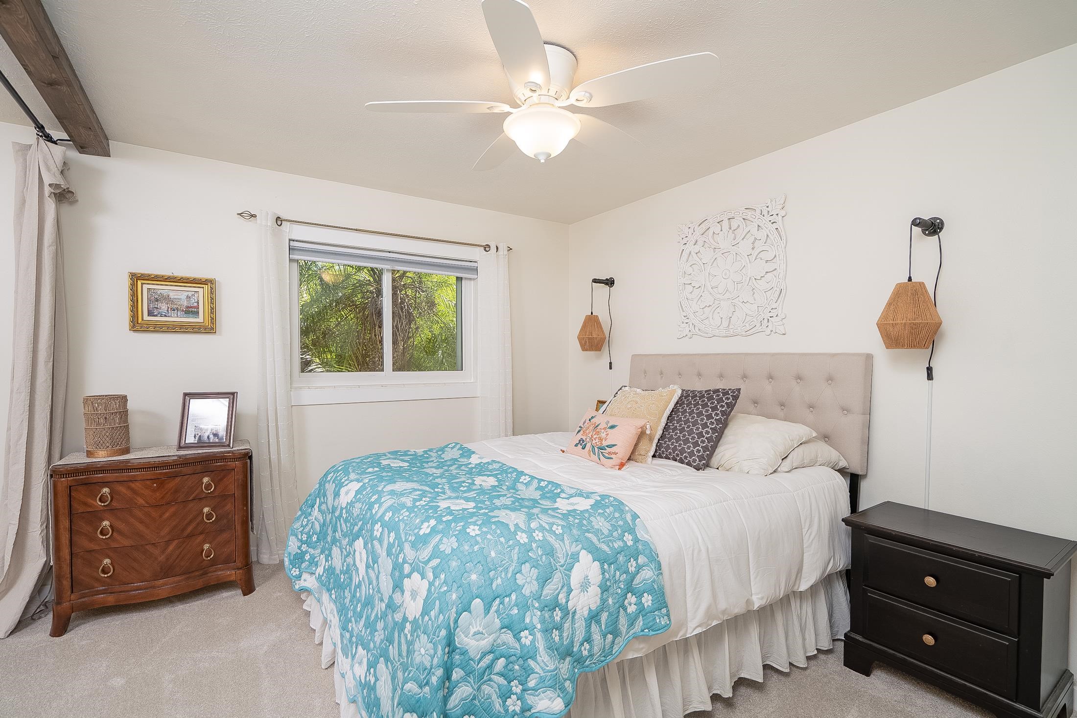 123 Esperanza Grove Road East Palatka, FL 32131 - Photo 30 of 59 Bedroom featuring light colored carpet and a ceiling fan