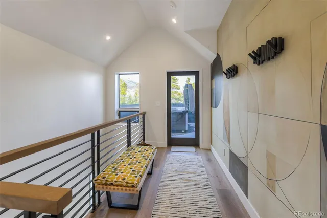 a view of room with window and furniture