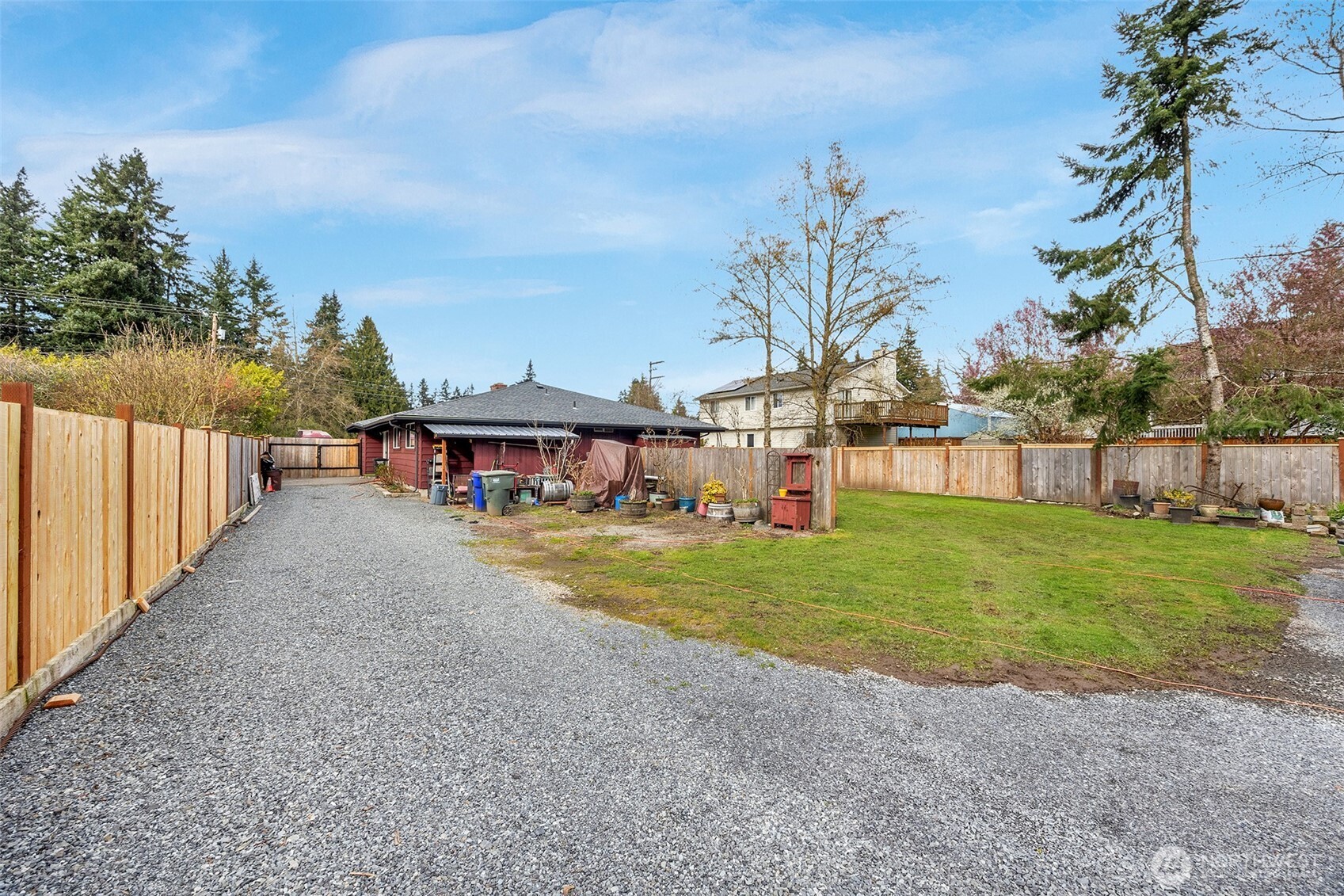 212 Madison Street Everett, WA 98203 - Photo 31 of 40 a view of a house with backyard and a tree