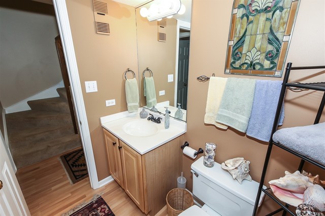 241 Timber Ridge Lane Lake Barrington, IL 60010 - Photo 26 of 33 a bathroom with a sink mirror and vanity
