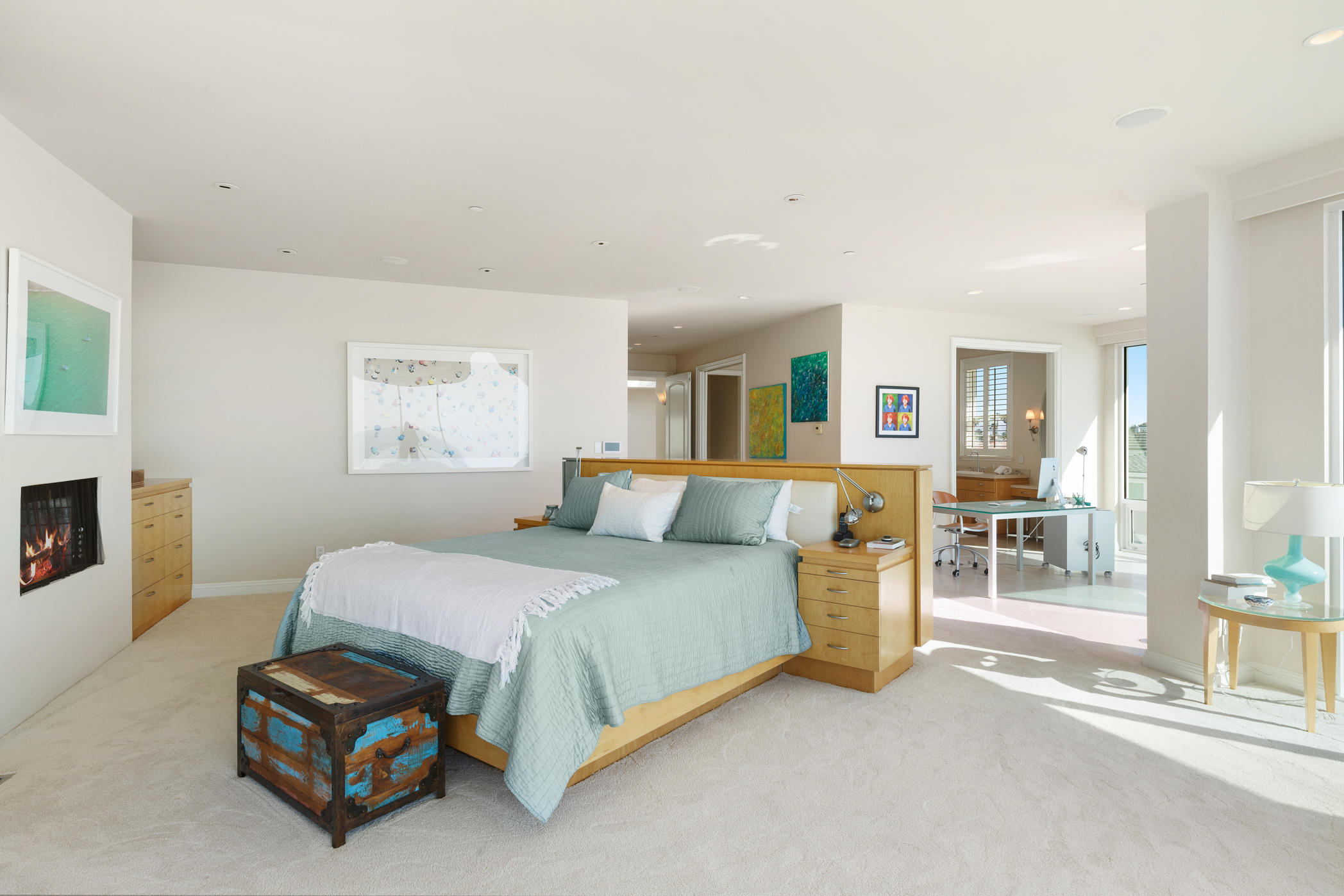 1135 Capri Way Oxnard, CA 93035 - Photo 36 of 50 a spacious bedroom with a bed and a cabinets