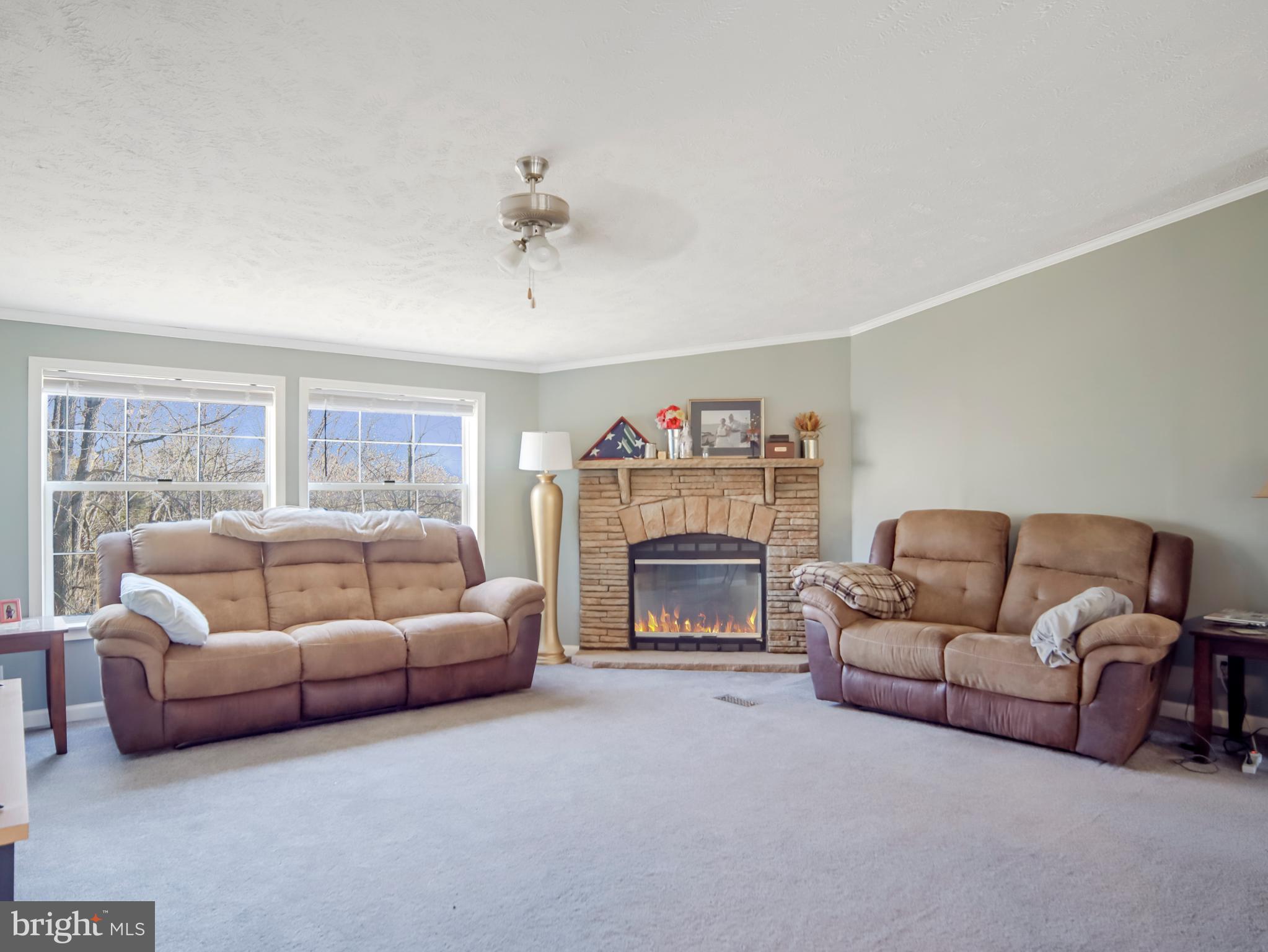 108 Rebel Drive Falling Waters, WV 25419 - Photo 26 of 27 a living room with furniture and a fireplace
